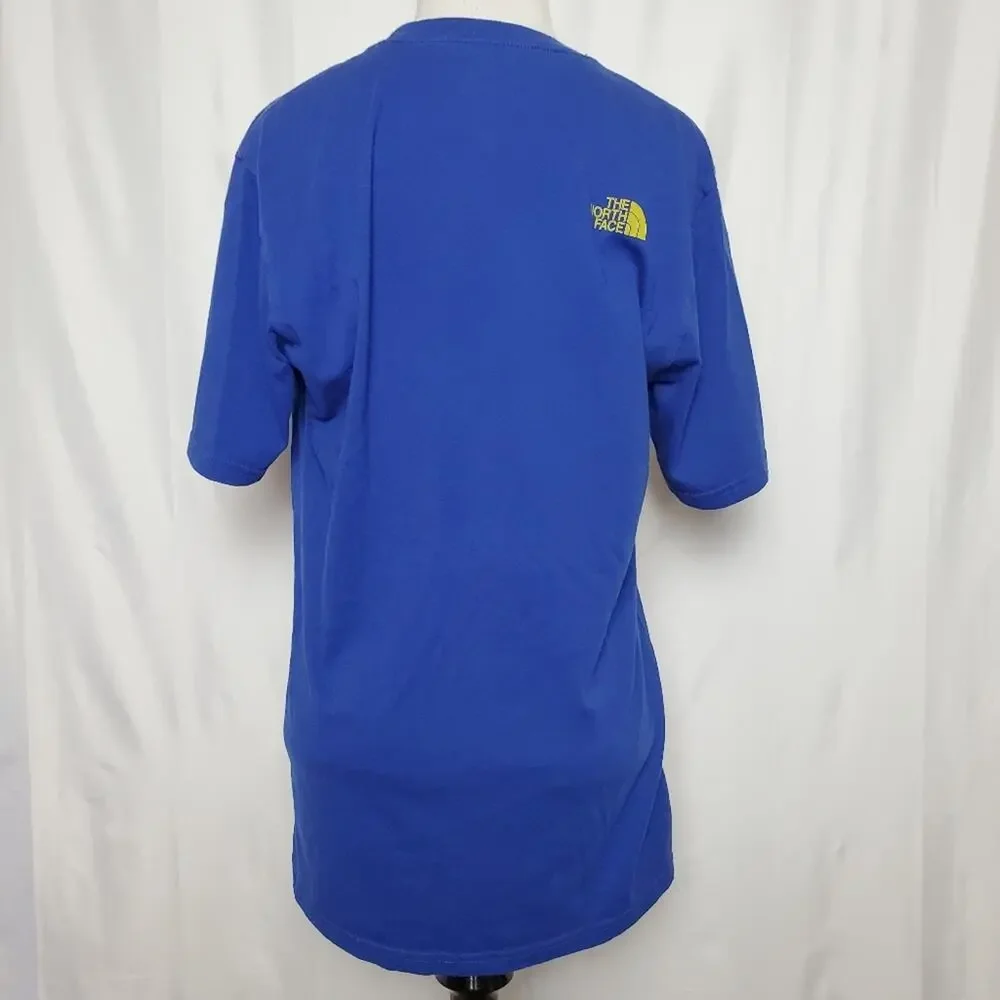 Men's The North Face Blue Graphic Tee SZ Small